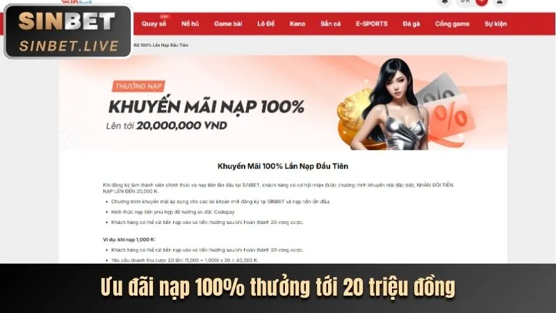 Khuyến mãi hoàn trả thể thao